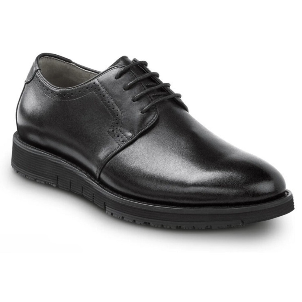SR Max Beaufort, Men's, Dress Style Soft Toe Slip Resistant Work Shoe Size 9 EW
